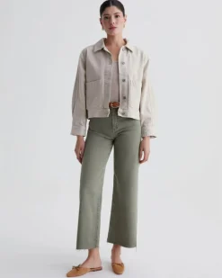 AG Jeans Saige Wide Leg Crop Jeans Multiple Colors