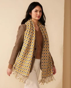 Basket Weave Wrap Scarf