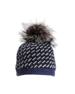Bexley Sweater Wool Beanie With Pom