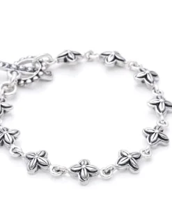 Bloodline Design Antique Floral Link Bracelet