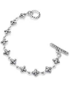 Bloodline Design Antique Floral Link Bracelet