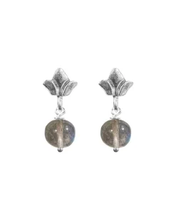 Bloodline Design Floret Gemstone Drop Earrings