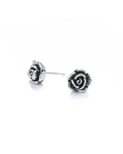 Bloodline Design Rose Stud Earrings