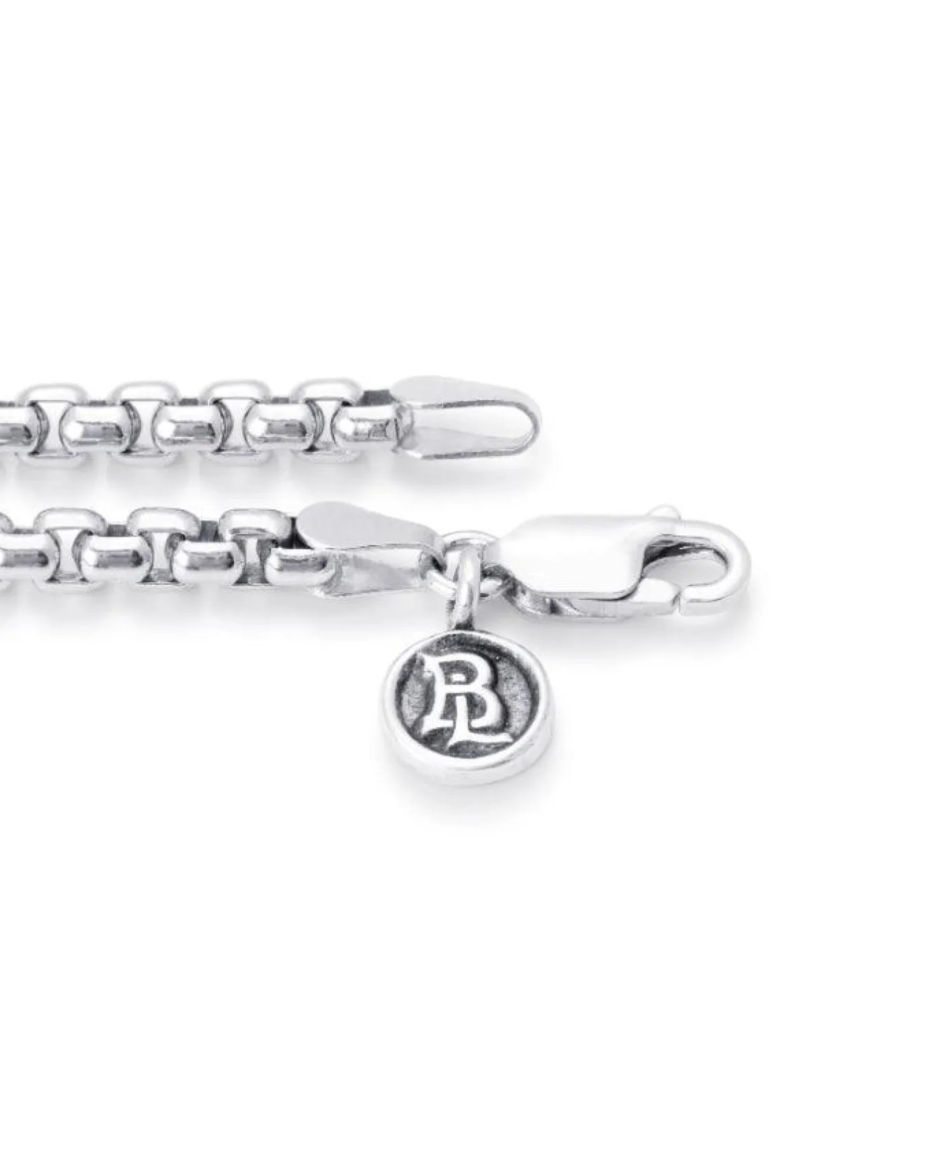 Bloodline Design Rounded Box Link Chain Necklace