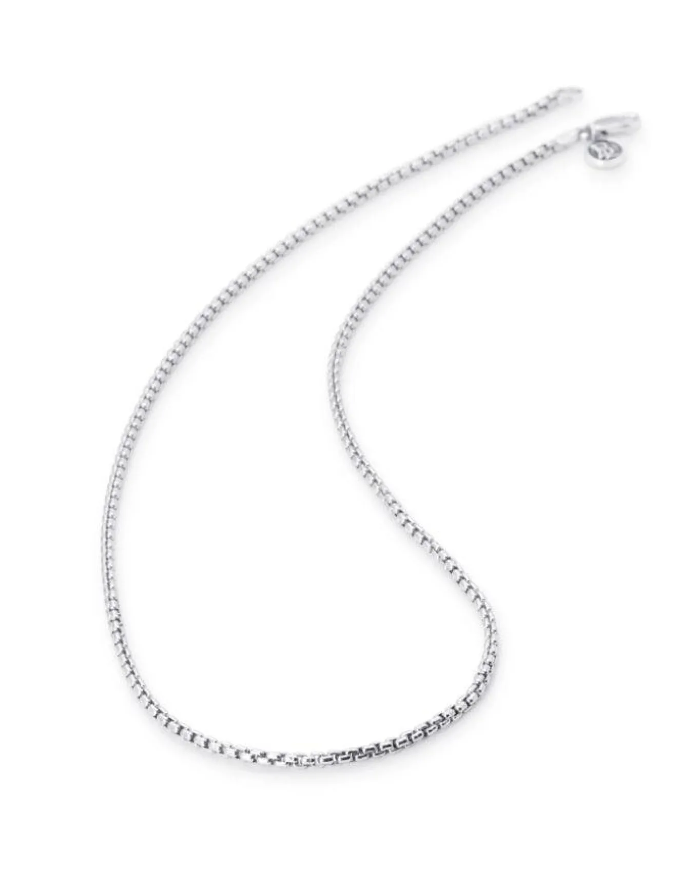 Bloodline Design Rounded Box Link Chain Necklace