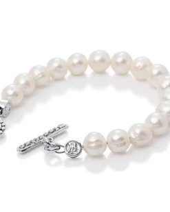 Bloodline Design White Pearl Bracelet