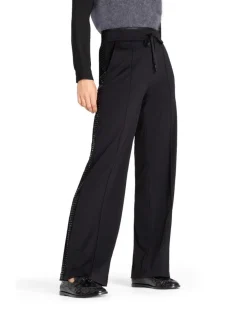 Cambio Ava Side Stud Sequin Stripe Pant