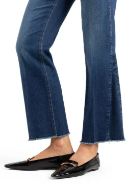 Cambio Franseca Raw Edge Ankle Jeans