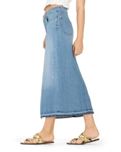 Cambio Hailey Denim Midi Skirt