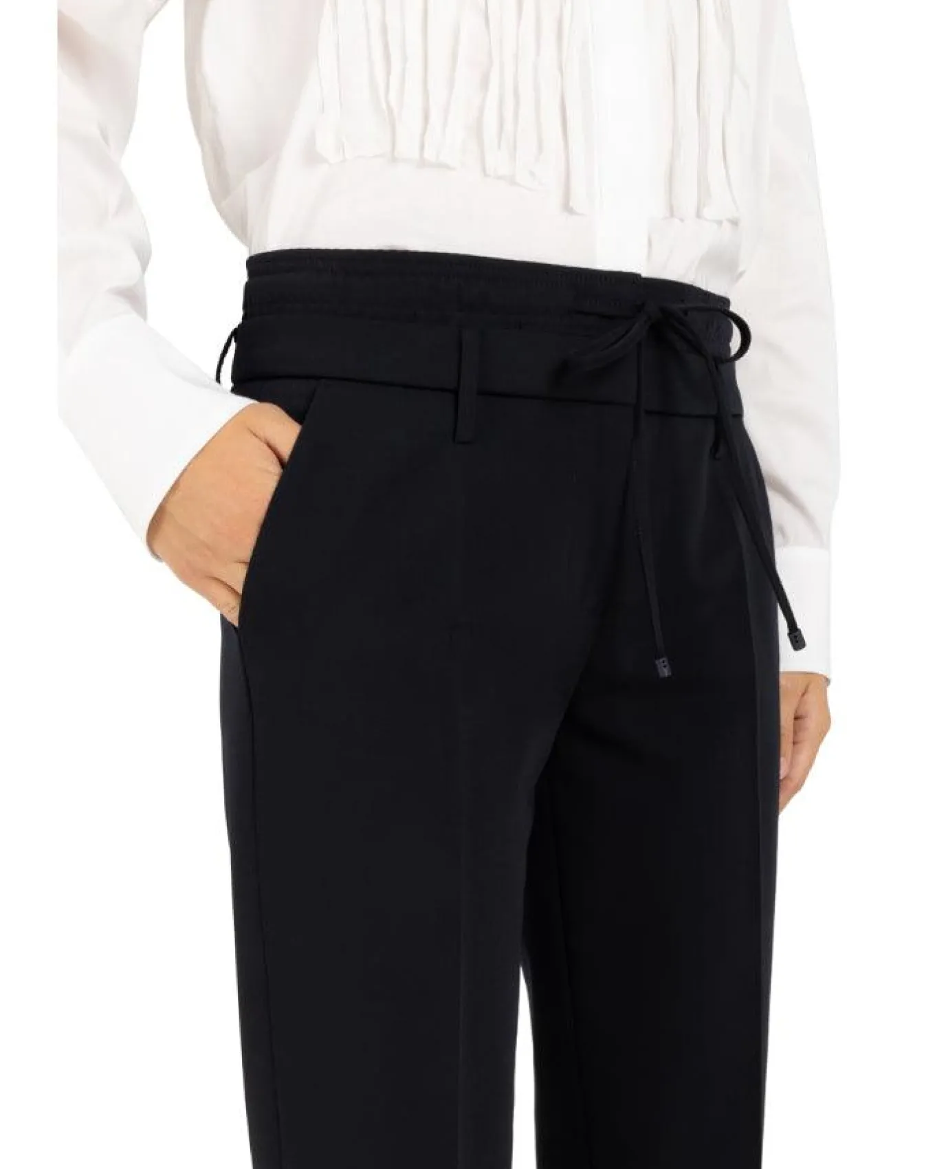 Cambio Karen Double Waist Drawstring Pant
