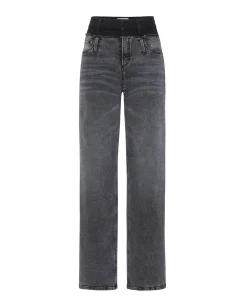 Cambio Shannen Two Tone Waist Jeans