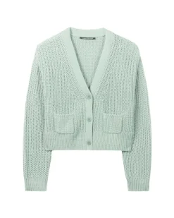 Chunky Knit Short Cardigan