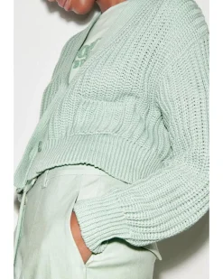 Chunky Knit Short Cardigan