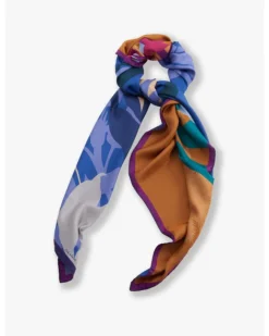 Cinzia Rocca Double Silk Twill Print Scarf