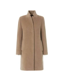 Cinzia Rocca Mid Length Wool Alpaca Coat