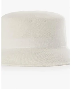 Cinzia Rocca White Cotton Fisherman Hat