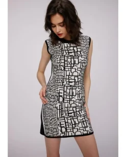 Diane Von Furstenberg Aviva Reversible Logo Mini Dress