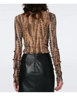 Diane Von Furstenberg Double Layer Remy Top