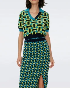 Diane Von Furstenberg Hannah Knit Top