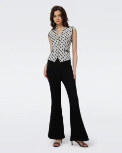 Diane Von Furstenberg Jill Jacquard Vest