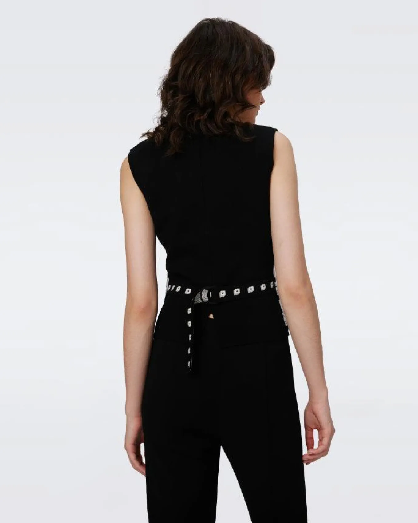 Diane Von Furstenberg Jill Jacquard Vest