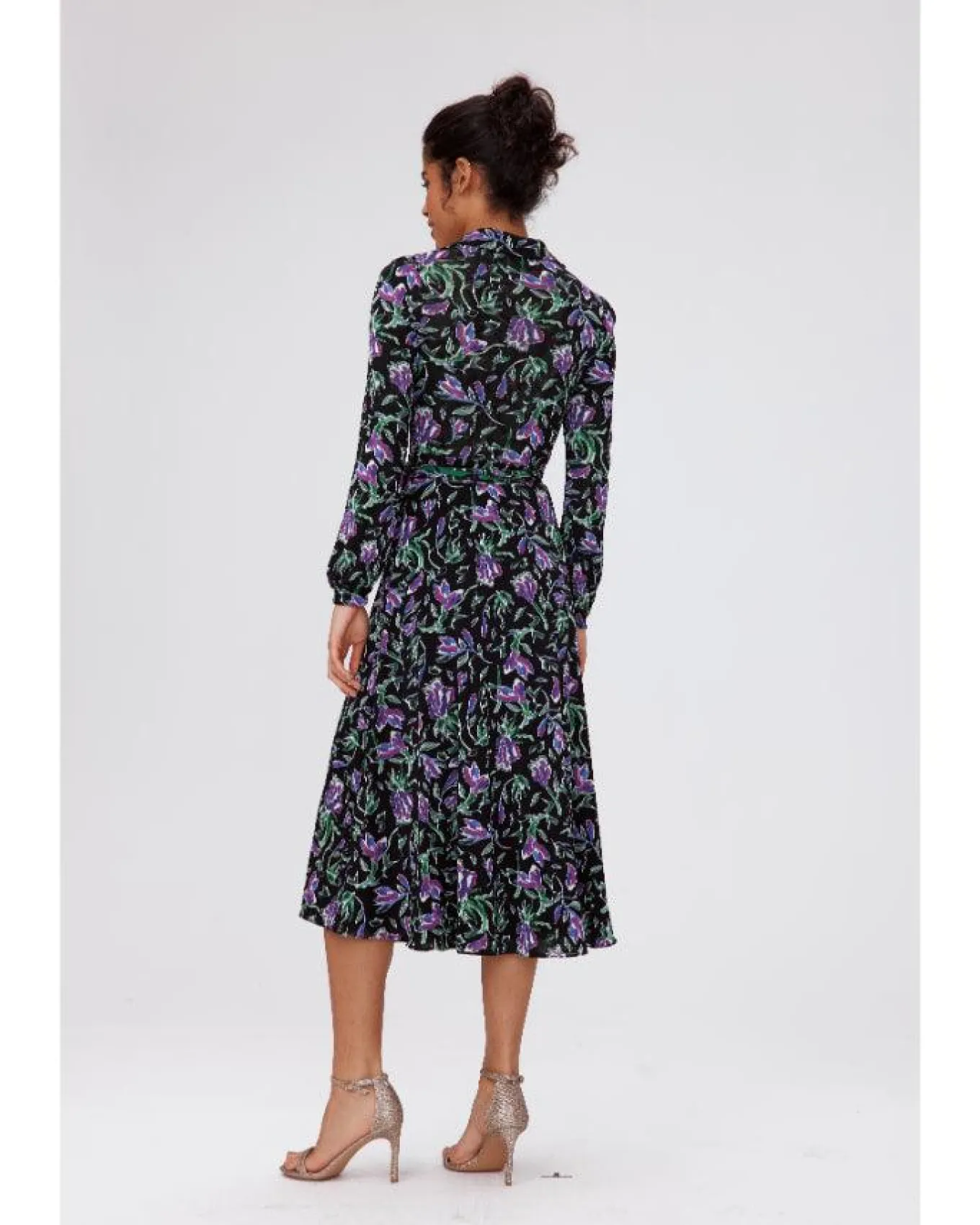 Diane Von Furstenberg Phoenix Reversible Mesh Wrap Dress