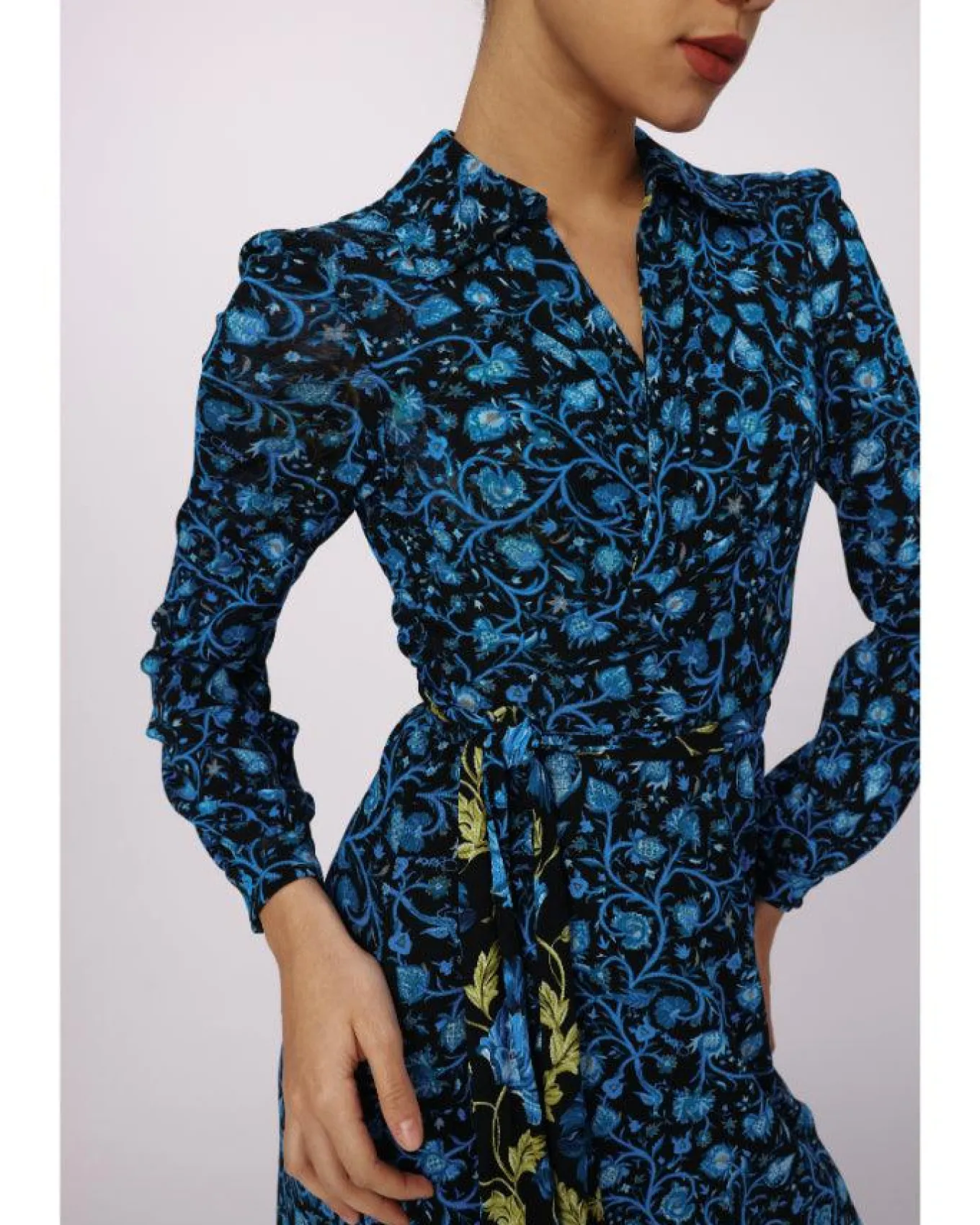 Diane Von Furstenberg Phoenix Reversible Mesh Wrap Dress