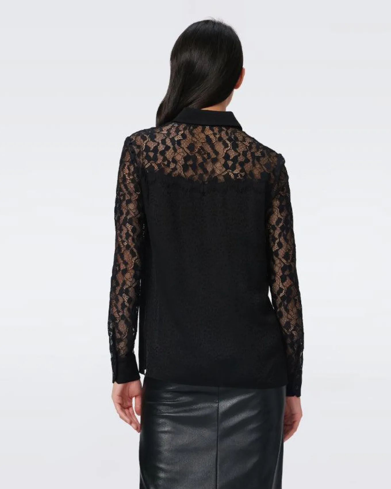 Diane Von Furstenberg Primrose Lace Blouse