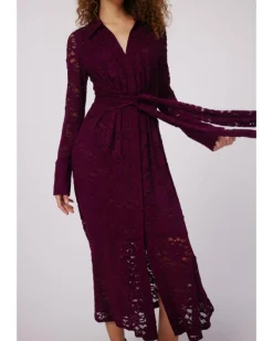 Diane Von Furstenberg Regent Lace Midi Dress