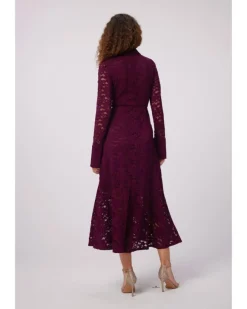 Diane Von Furstenberg Regent Lace Midi Dress