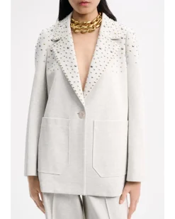 Dorothee Schumacher Emotional Essence Studded Jacket