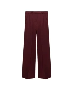 Dorothee Schumacher Emotional Essence Wide Leg Pants Dark Burgundy