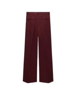 Dorothee Schumacher Emotional Essence Wide Leg Pants Dark Burgundy