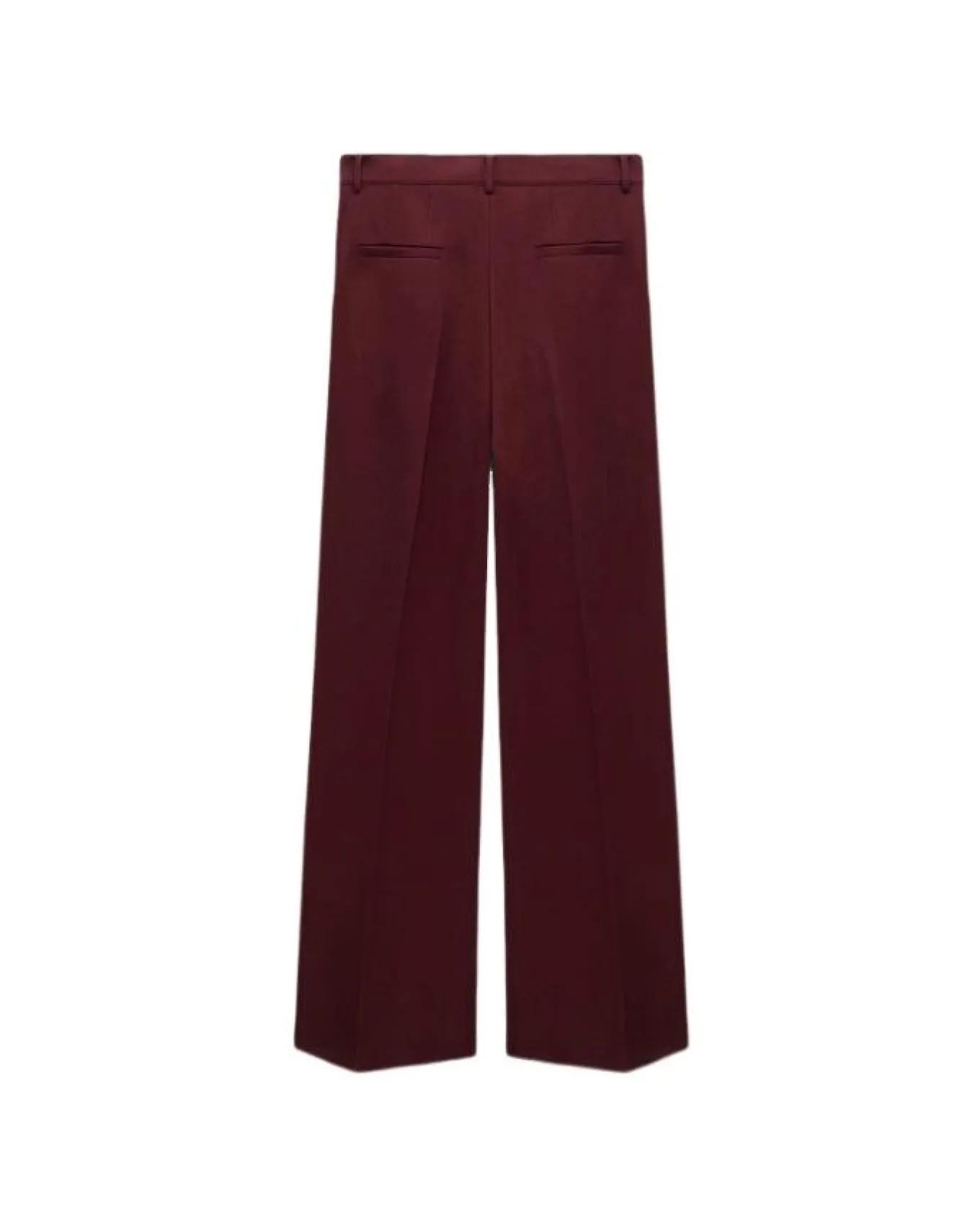 Dorothee Schumacher Emotional Essence Wide Leg Pants Dark Burgundy