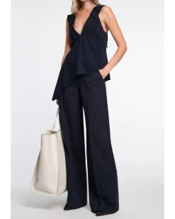 Dorothee Schumacher Emotional Essence Wid Leg Pants Dark Navy