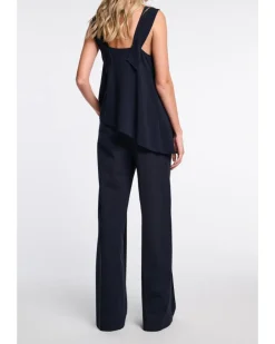 Dorothee Schumacher Emotional Essence Wid Leg Pants Dark Navy