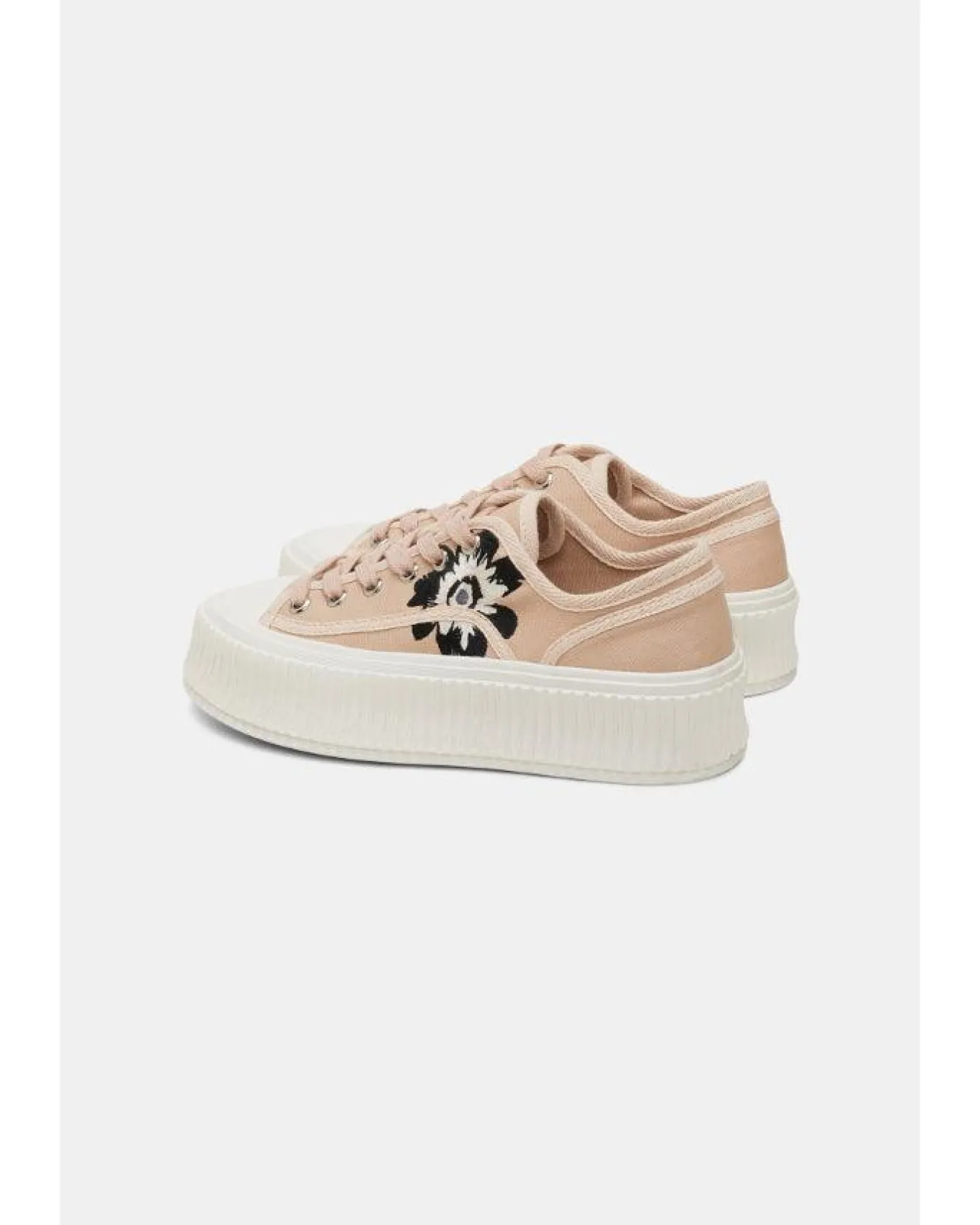 Dorothee Schumacher Floral Sportiness Embroidered Sneaker