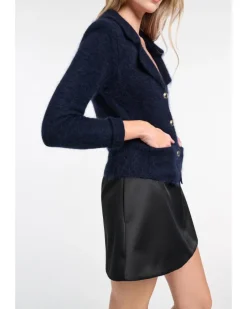 Dorothee Schumacher Fluffy Statements Knit Blazer Style Cardigan