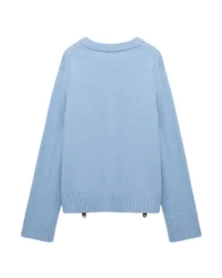 Dorothee Schumacher Modern Statements Bell Blue Pullover