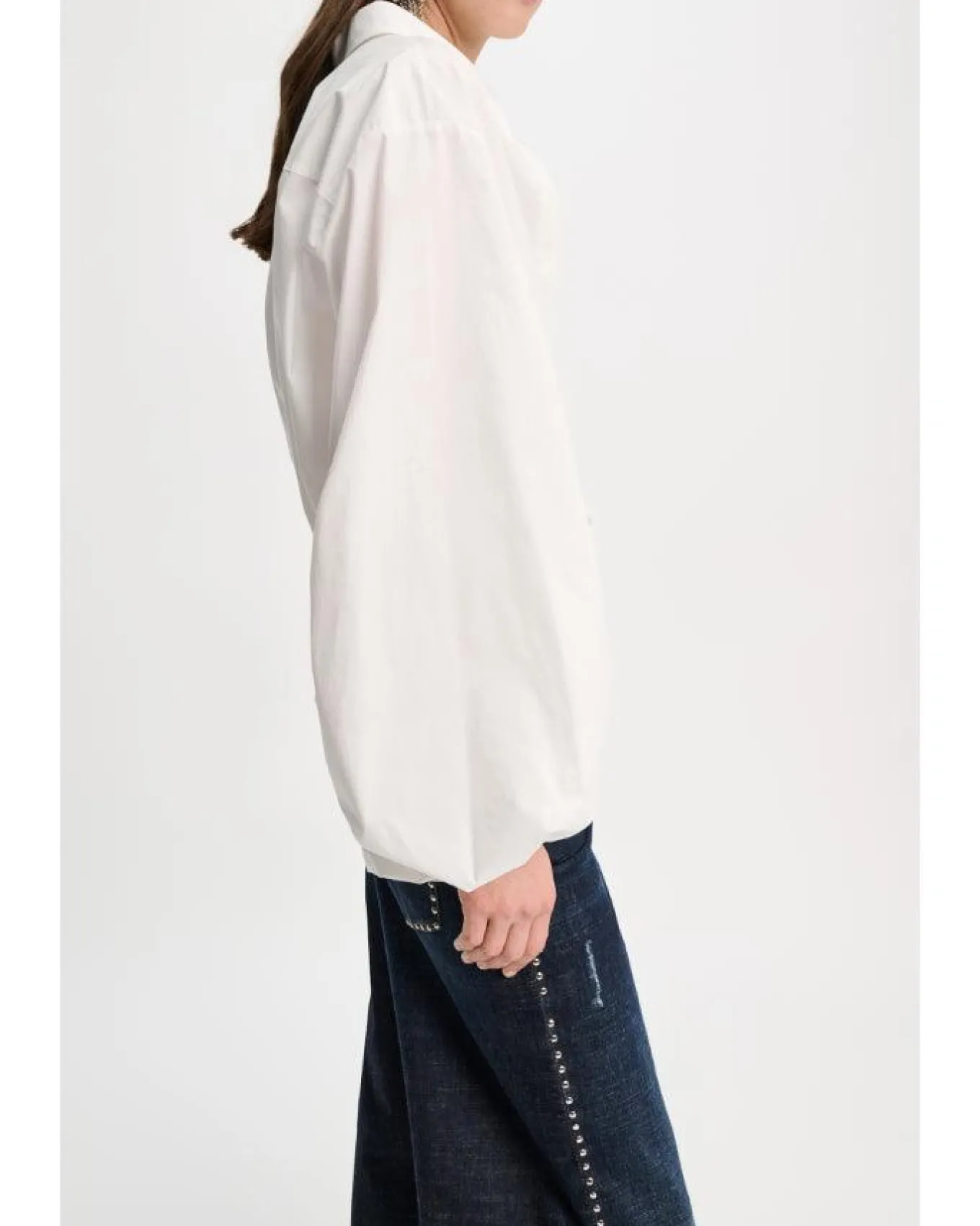 Dorothee Schumacher Poplin Power Voluminous Sleeves Blouse