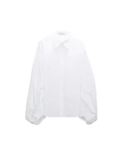 Dorothee Schumacher Poplin Power Voluminous Sleeves Blouse