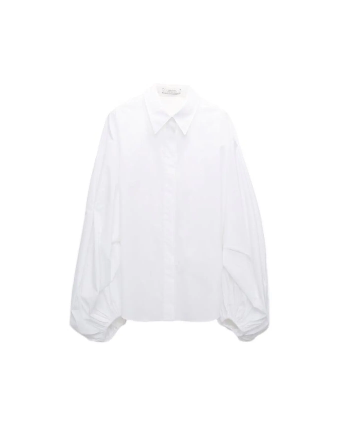 Dorothee Schumacher Poplin Power Voluminous Sleeves Blouse