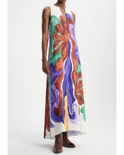 Dorothee Schumacher Rainbow Flames Dress