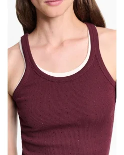 Dorothee Schumacher Simply Timeless Tank Top Burgundy