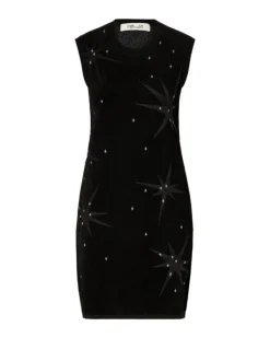 DVF Claudina Knit Jacquard Dress