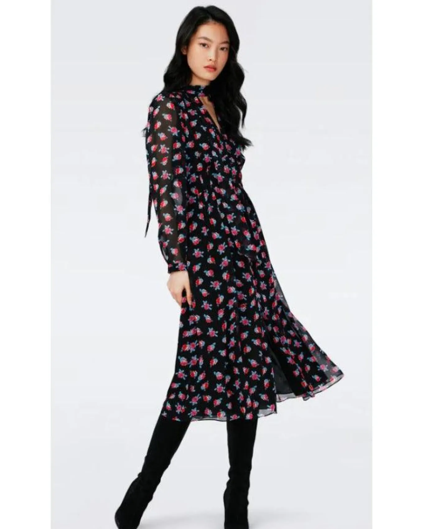 DVF Erica Midi Dress