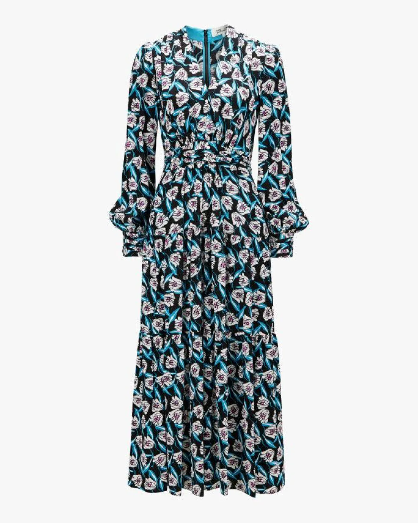 DVF Gil Floral Print Dress