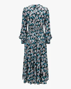 DVF Gil Floral Print Dress