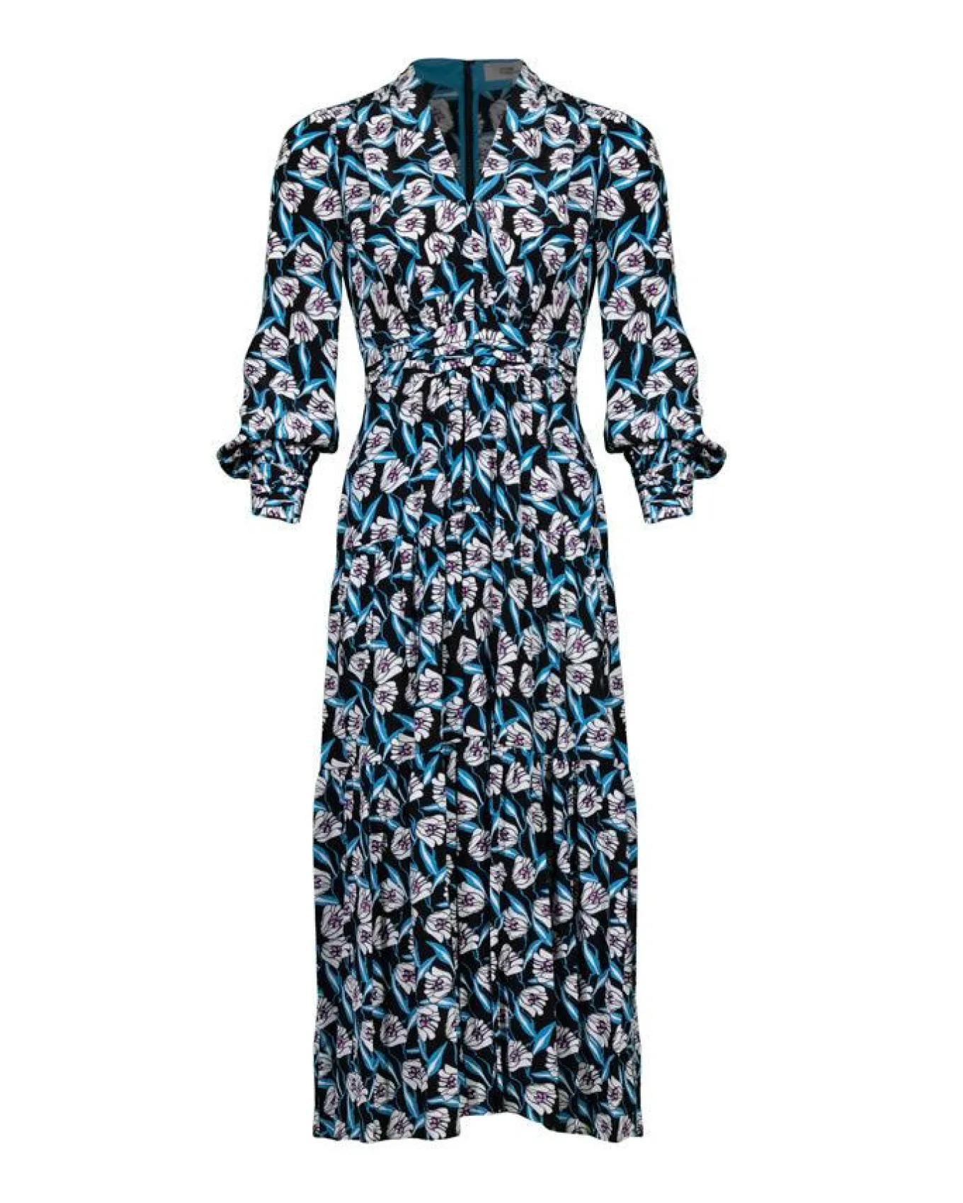 DVF Gil Floral Print Dress