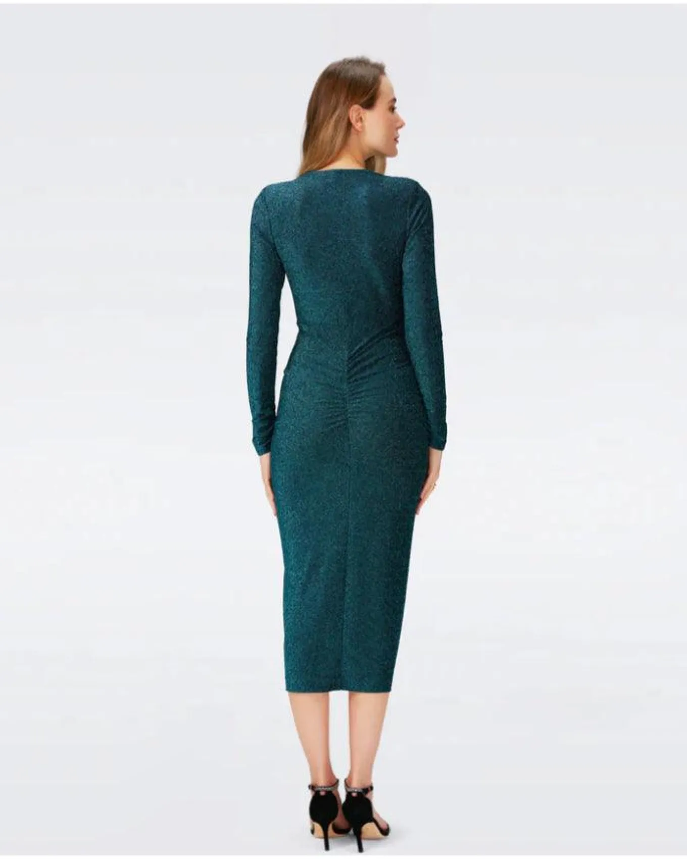 DVF Hades Metallic Dress